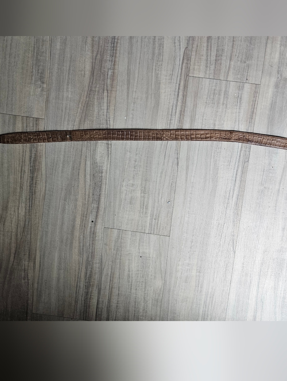 Vintage Valentino Garavani Dark Brown Leather Belt with Subtle Stitching